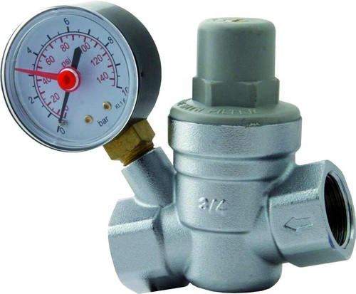 Druckminderer mit manometer - mit,