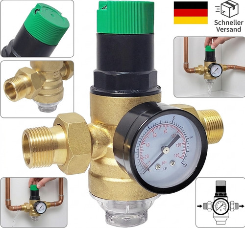 Druckminderer wasser zoll - 1,